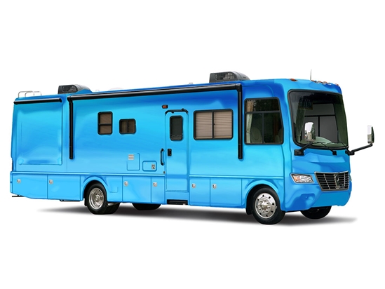 Rwraps Matte Chrome Light Blue Recreational Vehicle Wraps