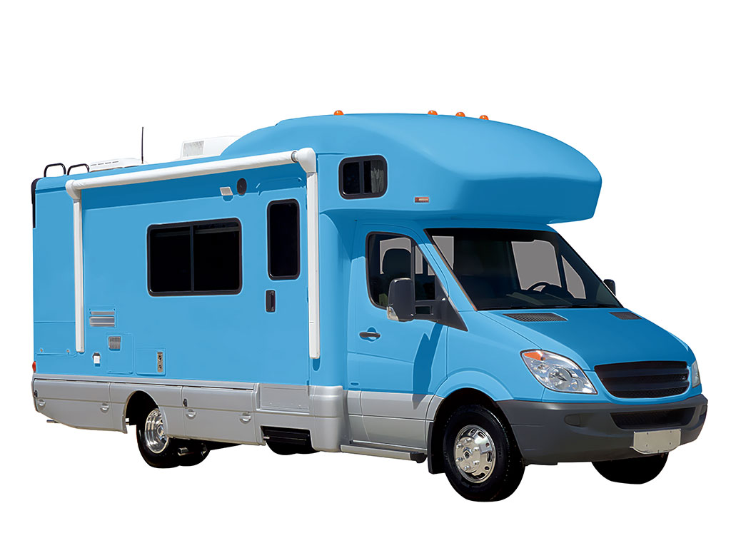 Rwraps Matte Sky Blue DIY RV Wraps