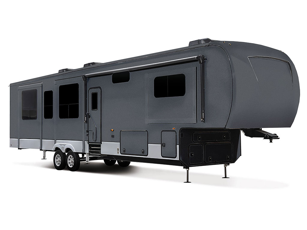 Rwraps Satin Metallic Deep Gray RV Vinyl Wraps