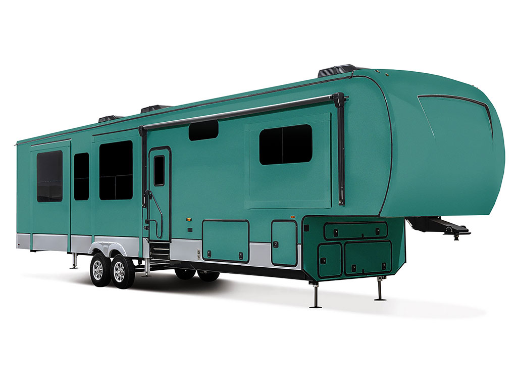 Rwraps Satin Metallic Emerald Green RV Vinyl Wraps