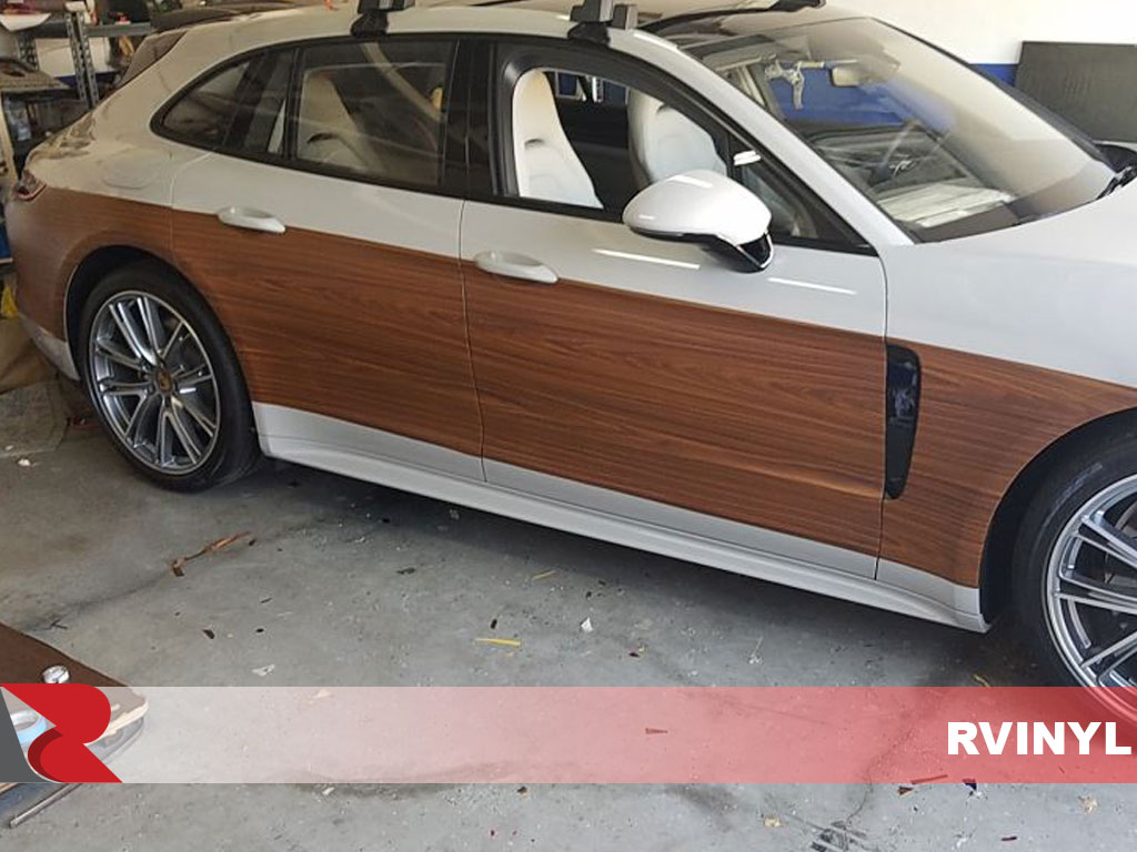 Wood grain vinyl wrap deals for car exterior