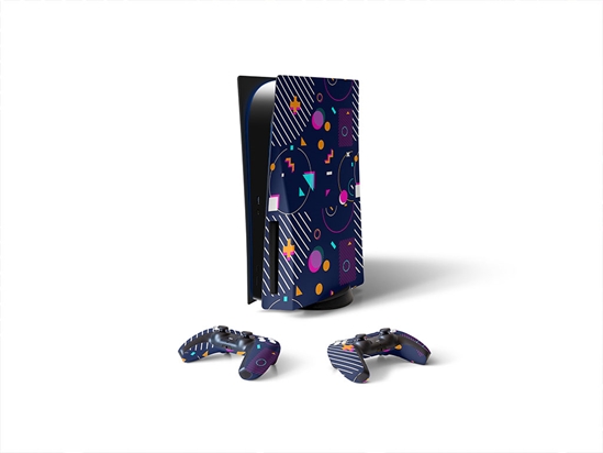 Air War Abstract Geometric Sony PS5 DIY Skin