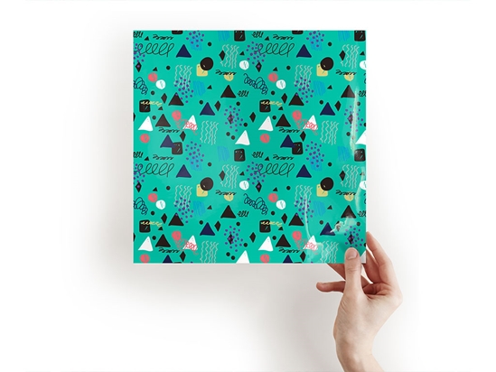 Aquarius Dawning Abstract Geometric Craft Sheets