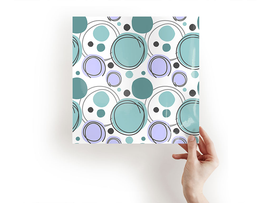 Drip Drop Abstract Geometric Craft Sheets