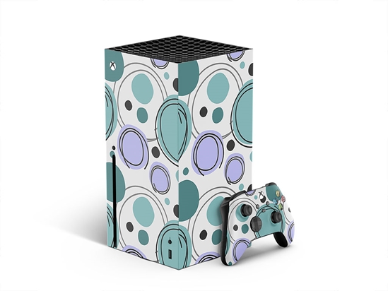 Drip Drop Abstract Geometric XBOX DIY Decal