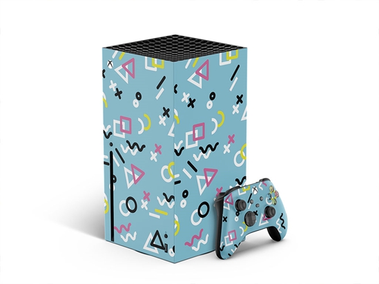 Groovy Baby Abstract Geometric XBOX DIY Decal