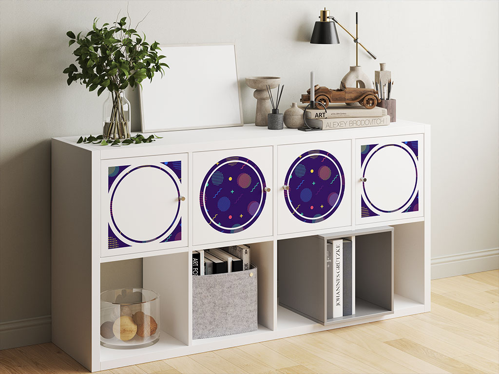 His Dreams Abstract Geometric DIY Furniture Stickers