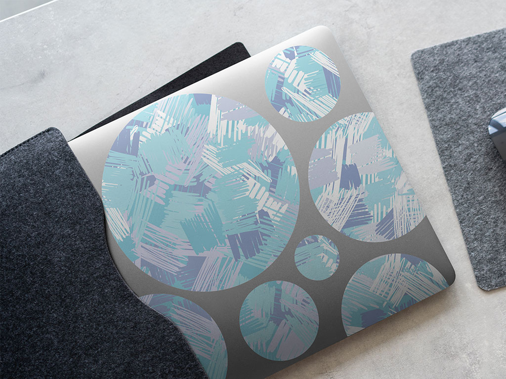 Laundry Crisp Abstract Geometric DIY Laptop Stickers