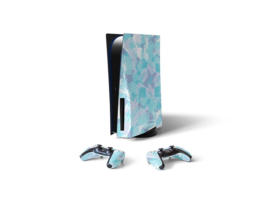 Laundry Crisp Abstract Geometric Sony PS5 DIY Skin