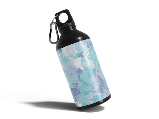 Laundry Crisp Abstract Geometric Water Bottle DIY Stickers