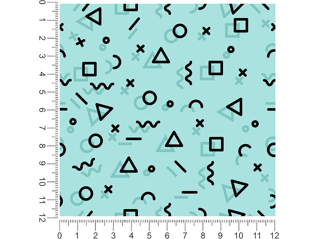 Making Measure Abstract Geometric 1ft x 1ft Craft Sheets