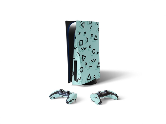 Making Measure Abstract Geometric Sony PS5 DIY Skin