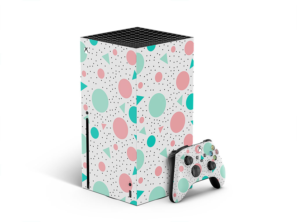 Sweet Dots Abstract Geometric XBOX DIY Decal