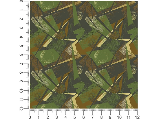 Army Dreamers Abstract Geometric 1ft x 1ft Craft Sheets