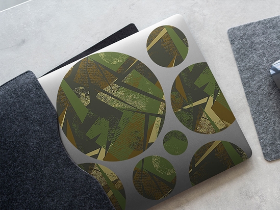 Army Dreamers Abstract Geometric DIY Laptop Stickers