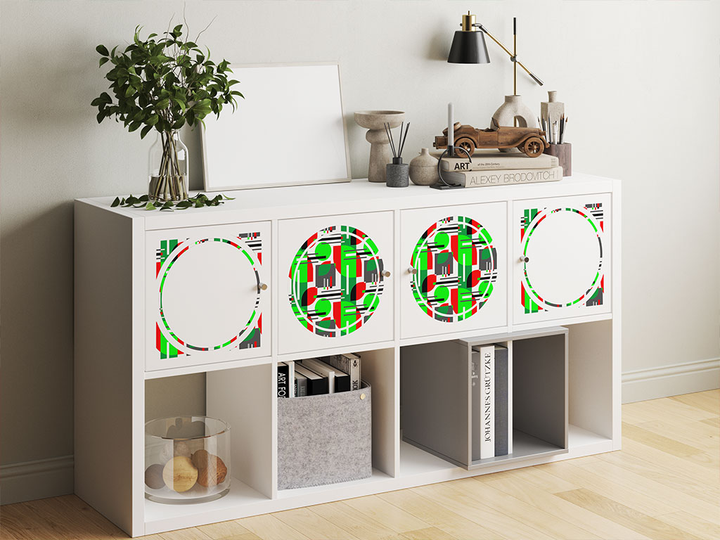 Hard Apple Abstract Geometric DIY Furniture Stickers