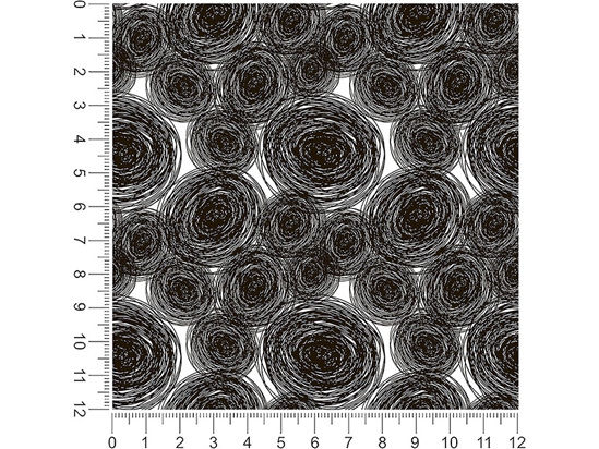 Spiraling Thoughts Abstract Geometric 1ft x 1ft Craft Sheets