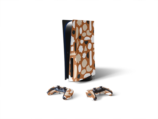 Dooby Doo Abstract Geometric Sony PS5 DIY Skin