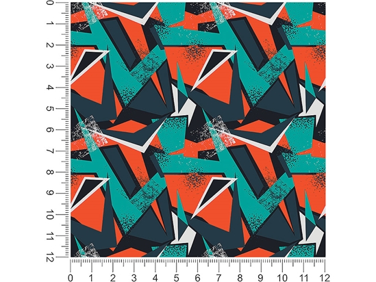 Practice Clothes Abstract Geometric 1ft x 1ft Craft Sheets
