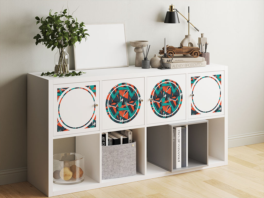 Practice Clothes Abstract Geometric DIY Furniture Stickers