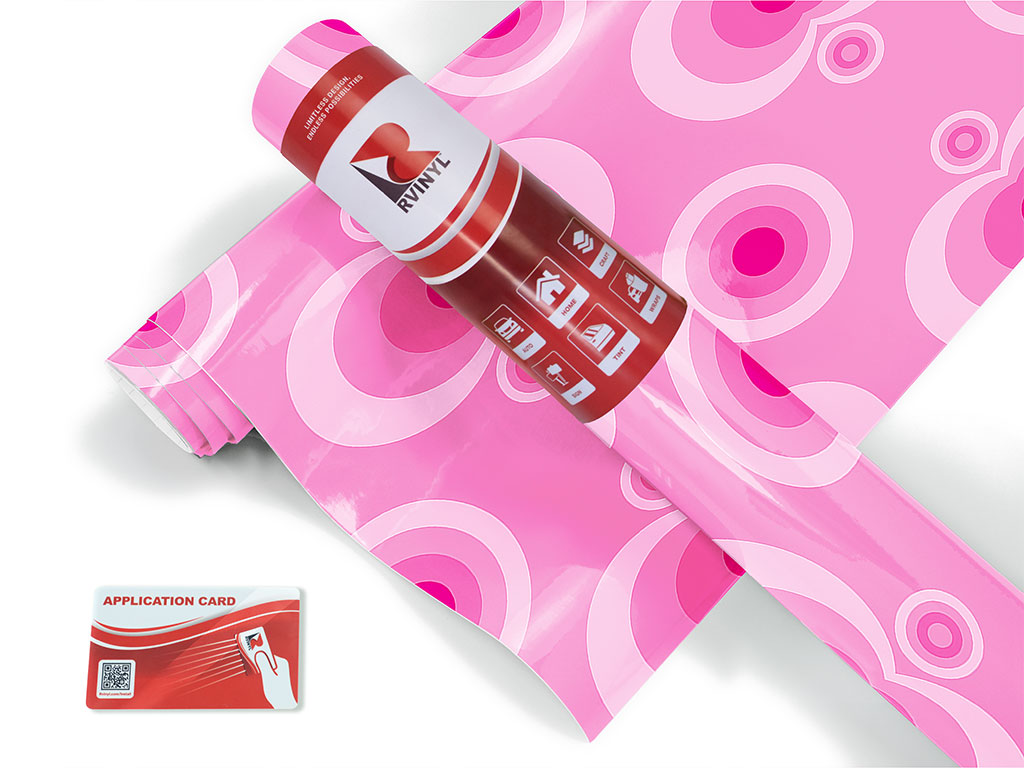 Beating Heart Abstract Geometric Craft Vinyl Roll