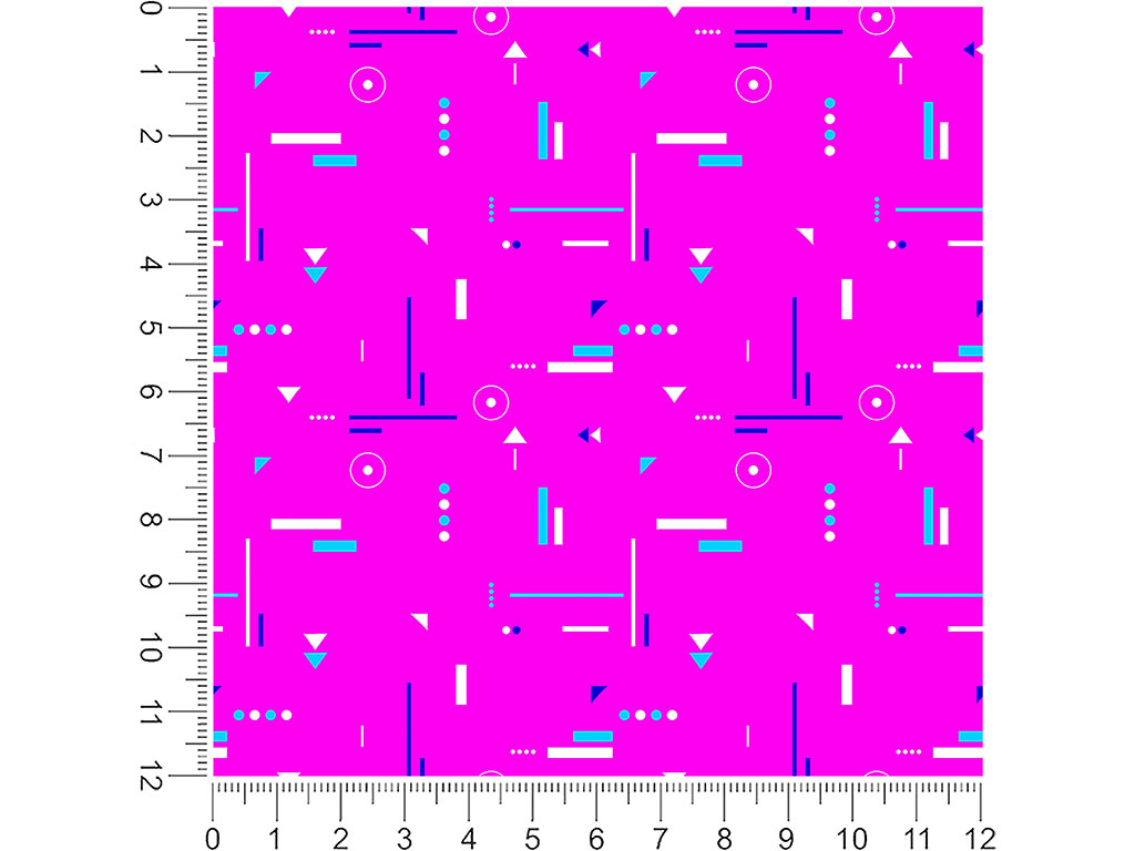 Love Lost Abstract Geometric 1ft x 1ft Craft Sheets