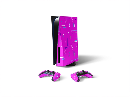 Love Lost Abstract Geometric Sony PS5 DIY Skin