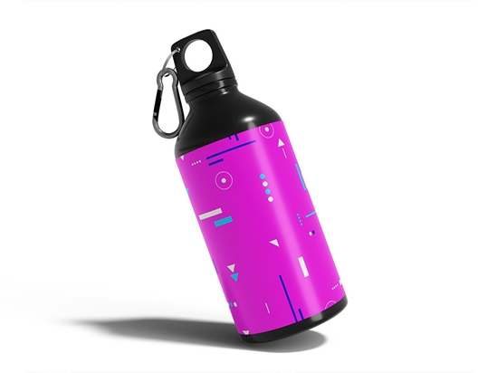 Love Lost Abstract Geometric Water Bottle DIY Stickers