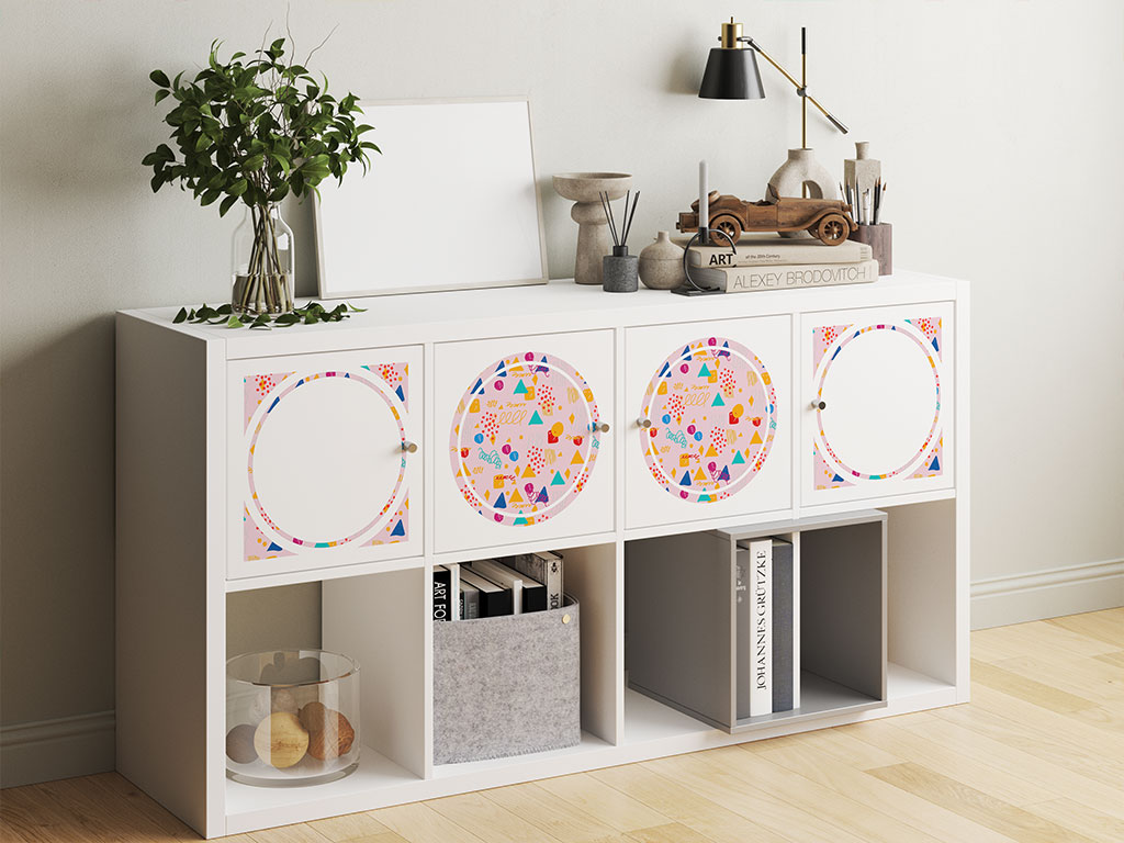 The Blonde Abstract Geometric DIY Furniture Stickers