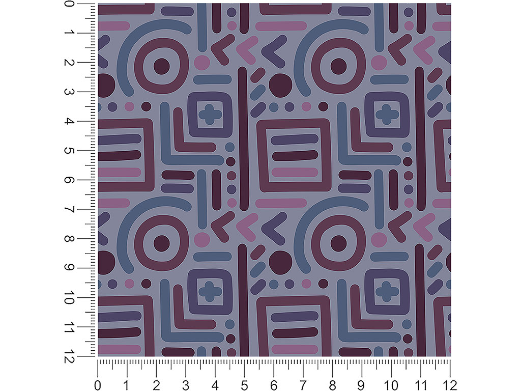 Austere Principe Abstract Geometric 1ft x 1ft Craft Sheets