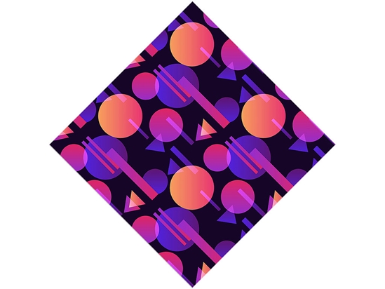 Black Cosmopolitan Abstract Vinyl Wrap Pattern