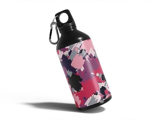 Bratty Backtalk Abstract Geometric Water Bottle DIY Stickers