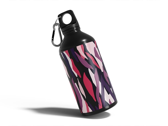 Dark Raven Abstract Geometric Water Bottle DIY Stickers