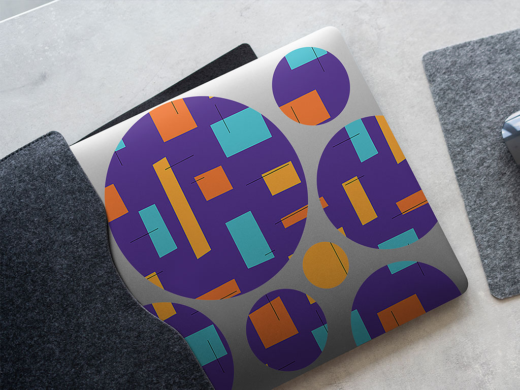 Destiny Street Abstract Geometric DIY Laptop Stickers