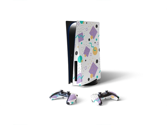 Dice King Abstract Geometric Sony PS5 DIY Skin