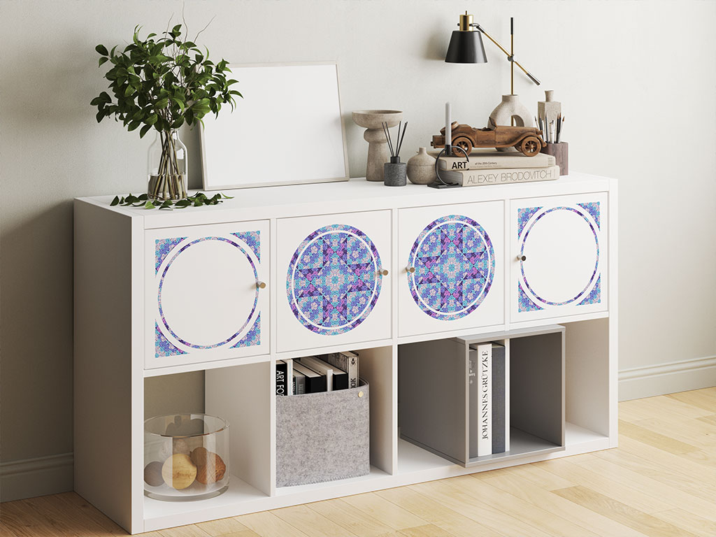 Fragile Glass Abstract Geometric DIY Furniture Stickers