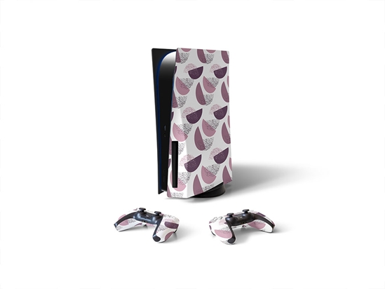 Grape Monkey Abstract Geometric Sony PS5 DIY Skin