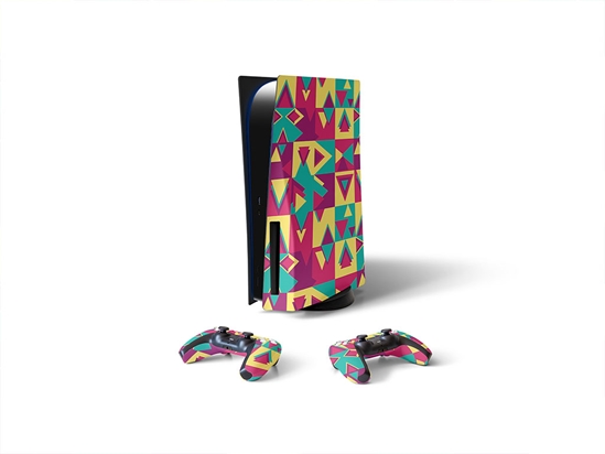 Prank Call Abstract Geometric Sony PS5 DIY Skin