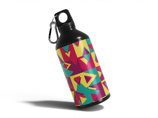 Prank Call Abstract Geometric Water Bottle DIY Stickers