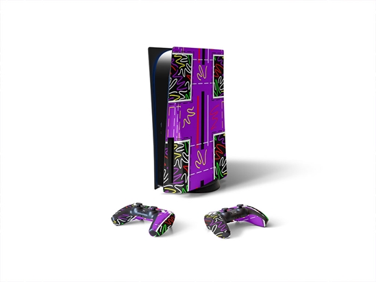 Radical Renovations Abstract Geometric Sony PS5 DIY Skin