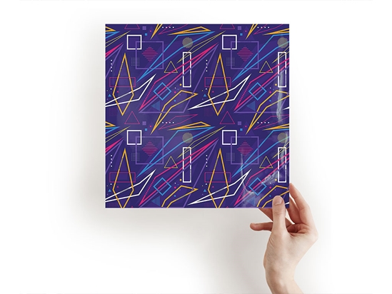 Secret Code Abstract Geometric Craft Sheets