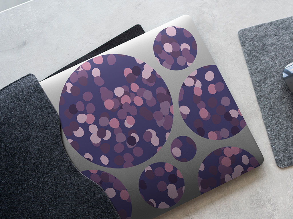 Sour Grapes Abstract Geometric DIY Laptop Stickers