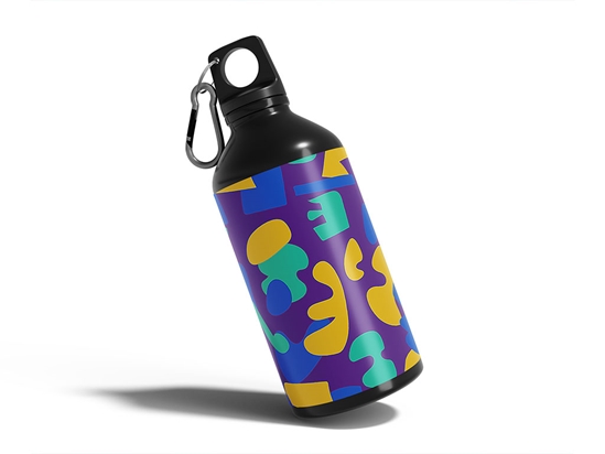 The Murex Abstract Geometric Water Bottle DIY Stickers