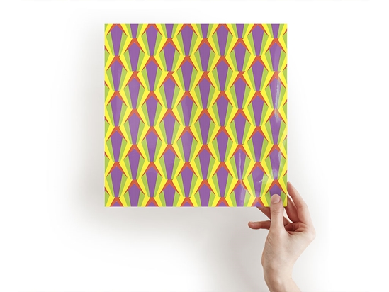 Velveteen Waves Abstract Geometric Craft Sheets