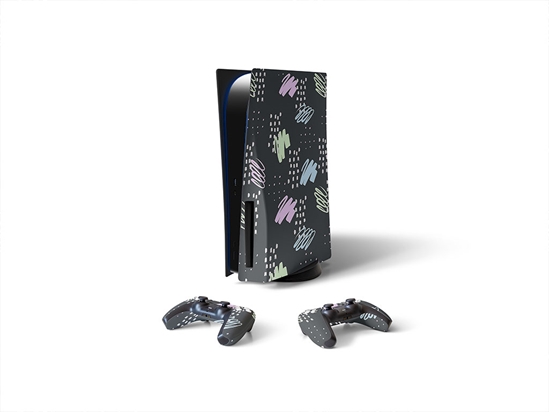 An Effigy Abstract Geometric Sony PS5 DIY Skin