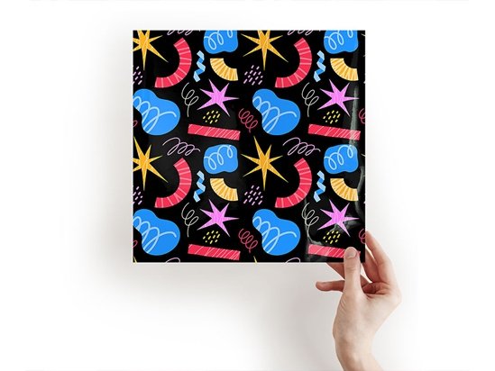 Bad Boy Abstract Geometric Craft Sheets