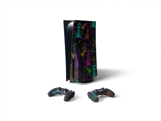 Big Bad Abstract Geometric Sony PS5 DIY Skin