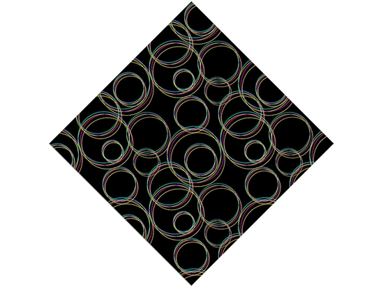 Black Rainbow Abstract Vinyl Wrap Pattern