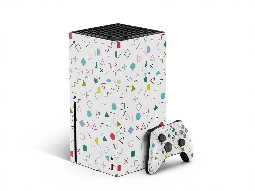 Dress Up Abstract Geometric XBOX DIY Decal