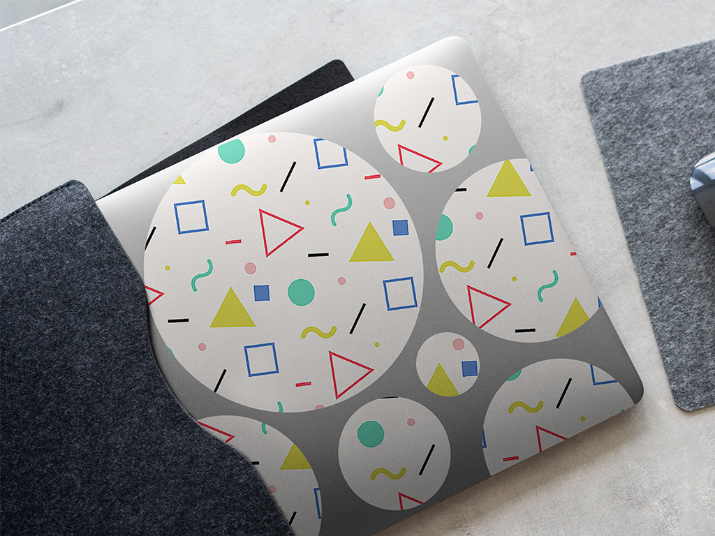 Pocket Lint Abstract Geometric DIY Laptop Stickers